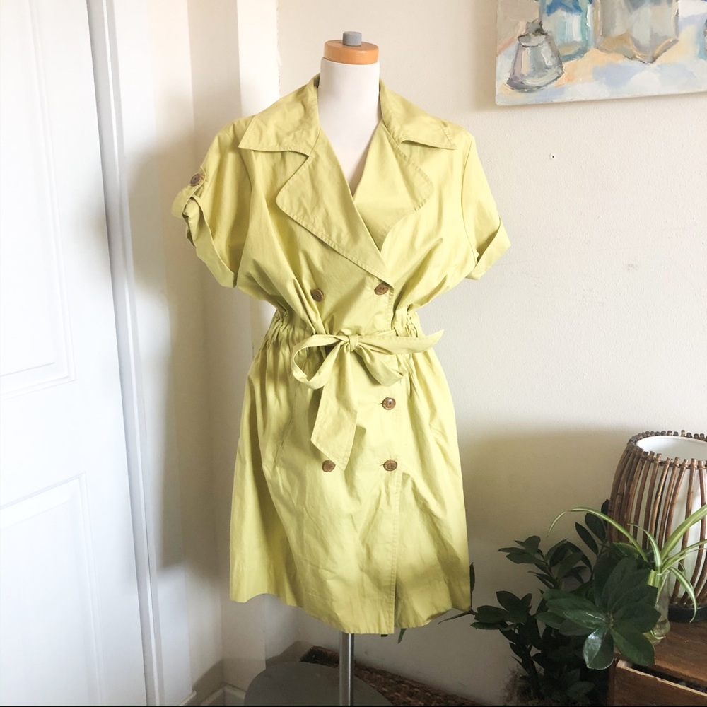 COPY - CABI NWT trench coat dress short sleeve XL